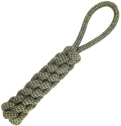 HugglePets Legacy Hemp Knotted Log Dog Toy | Braided Rope Tugger | Hypoallergenic Tug of War Puppy Chew Toys | Cleans Teeth and Massages Gums | Interactive Play For Dogs of All Ages & Breeds | 32cm
