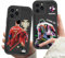 Yimctoie 2 Stück Kameraschutz Handyhülle für iPhone 11 Hülle 6,1,Mode Cool Cartoon Fußball Sport Star Jersey 10 7 Muster Case,Silikon Stoßfest Anti-Kratz Schutzhülle,Black