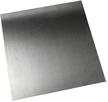 LCUVIMPEX Cuadrado de Aluminio Placa de Metal， Placa de Aluminio Lisa 1060 tratable térmicamente, Espesor de 2 mm a 10 mm, 1(250mm*300mm*10mm)