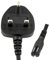 Lite-am 2m UK Mains AC Wall Power Cable 2 Prong Lead C7 Figure 8 Cord For Sky Q Mini Box