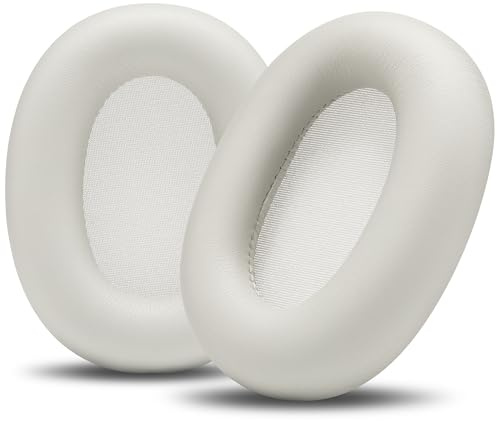 WC PadZ XM6 – Almohadillas de Repuesto Premium de Wicked Cushions compatibles con Sony WH-1000XM6 | Mayor Comodidad, Cuero sintético Duradero y Aislamiento acústico | Platinum Silver