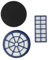 Kit de filtros de rendimiento para aspiradora Hoover Breeze U81 para filtros de premotor y escape U81 35601724, fácil de reemplazar para un uso eficiente
