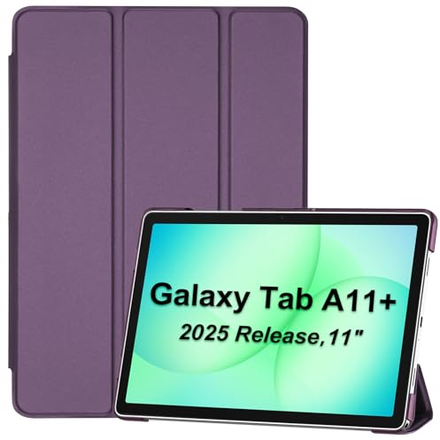 ProCase Case for Samsung Galaxy Tab A11+ (SM-X230) 2025/ A9+ (SM-X210) 2023 11 Inch, Galaxy Tab A11 Plus/A9 Plus 11 Inch Tablet Case, Cover with Auto Sleep/Wake -Dark Purple