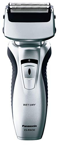 Panasonic ES-RW30 Wet and Dry Twin-Blade Rechargeable Electric Shaver for Men with Flexible Pivoting Head