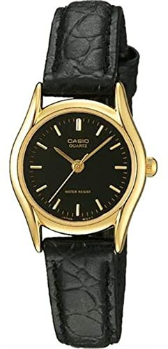 CASIO Damen-Armbanduhr Analog Quarz Textil LTP-1094Q-1A