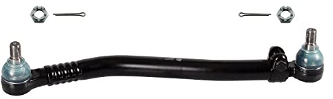 febi bilstein 26317 Lenkstange mit Kronenmuttern und Splinten, vom Lenkgetriebe zur 1. Vorderachse, 1 Stück