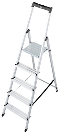 KRAUSE Stehleiter Solidy, 5 Stufen, 126238