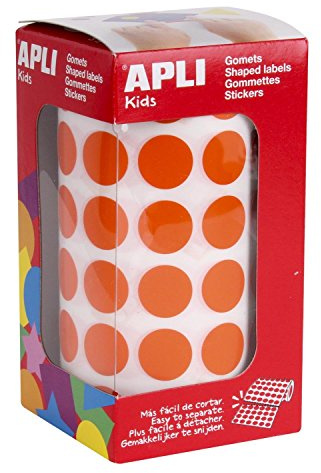 APLI Kids rund - 15 mm redonda orange