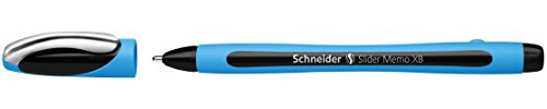 Schneider Slider Memo XB Kugelschreiber (mit Kappe, Strichstärke: XB) schwarz