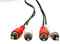 KnnX 28031 - Cable de Audio RCA - Longitud: 1m - 2 x Conectores Phono Macho a Macho