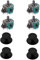 4Pcs 3D Controller Joystick Axis Analog Sensor Module & 4 PcsThumbStick for Xbox One