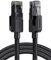 UGREEN Ethernet Cable 2M, High-Speed Gigabit Cat 6 Network Cable, POE 1000Mbps 250Mhz/s Braided Internet Cable RJ45 LAN Patch Cord Compatible with Router, Modem, Smart TV, PC & Laptop, PS5/PS4 Switch