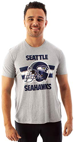 NFL Seattle Seahawks T-Shirt Herrenhelm Teams Spiel Jersey Top M