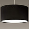 CGC Lighting Tambour de diffuseur de fond blanc opale solide d'abat-jour en tissu blanc