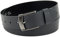 Vascavi Ledergürtel, 4 cm breit, Echtes Leder, Unisex Gürtel für Damen und Herren, MADE IN GERMANY, AM531-SL-Grau-90
