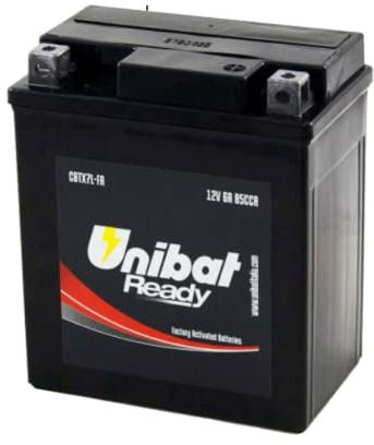 YTX7L-BS BATTERIA UNIBAT PRECARICATA HONDA CB 600 HORNET 1998 1999 2000 2001 2002 2003 2004 2005 2006