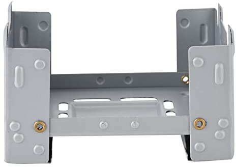 Restokki Réchaud de Camping à Alcool Pliable, réchaud à Bascule en Titane pour Sac à Dos et réchaud de Survie, 95 x 75 mm