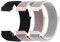 Mugust 3Pack Bracelets de Montres Nylon pour Montres 20mm, Remplacement Dégagement Rapide en nylon Velcro à dégagement pour Femme Homme 20mm (Rose/Noire/Gris)