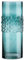 GILDE Deko Vase Glasvase Sparkle - Blumenvase aus Glas - Maritime Dekoration - Farbe: Türkis Blau Höhe 34 cm