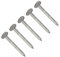TERF® 30mm X 2.65mm Galvanised Clout Nails 30mm (1.18 inch) X 2.65mm Large Head Clout Nails for Roofing DIY and Crafts Home Decor Woodwork Furniture and Construction - Pack of 100