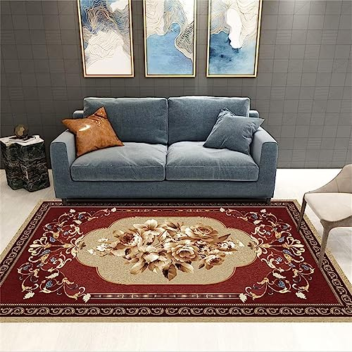 RUGMRZ Auslegware Das Wohnzimmer ist einfach, modisch und komfortabel Teppich Wohnzimmer weich Mehrfarbig terrassen Teppich bodenbelag für Balkon Auslegware Balkon dekoration50x80CM