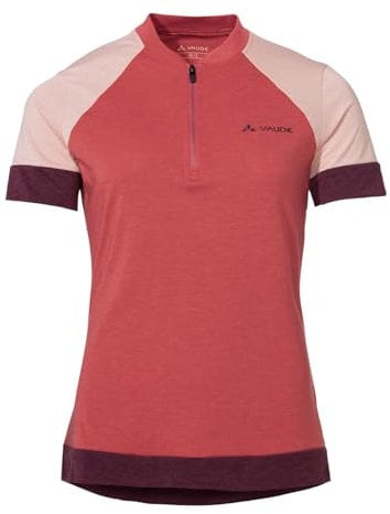 VAUDE Damen Women's Altissimo Q-Zip T-Shirt, Brick, 46 EU