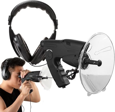 TARSHYRY TARSHYRYF89VS4RUQM Microphone parabolique pour appareil d'écoute de portée, dispositif d'écoute d'oiseaux bionique en plein air, amplificateur de son