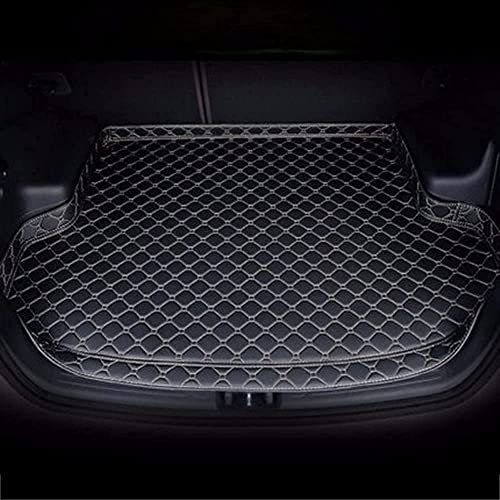 OPSOL Leder Kofferraummatte Kofferraumwanne für Mercedes-Benz Glk GLC-AMG/Coupe /2016-2022,rutschfest Kratzfestem Kofferraumschutz Autozubehör,A/Blackbeige