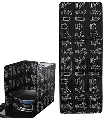 Ghirting Paraspruzzi d'olio, pieghevole, paraschizzi di olio, pannello in alluminio, barriera a prova di olio, strumento da cucina per cucinare