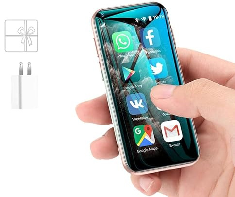Truely XS11 Smartphone sbloccato Mini Android 2,5, scheda ultra sottile (rosa, 2 GB + 16 GB)