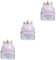 VALICLUD 3 STK Reiserucksack Rucksack Für Die Reise Mini Schultüte Einhorn-Campus-Tasche Schulrucksack Einhorn-Tasche Studentenrucksack Karikatur Damen Schulranzen
