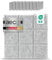 Aeco Sound® - Akustikpaneele Filz | 9 Stück je 30x30cm | selbstklebend | extra dick 1,5cm Akustik-Filz | Schalldämmung, Wandschutz, Akustikplatten, Schallschutz (Grau)