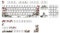 Keycaps Keycaps 135Keys DyeSublimation Russian Korean Japanese English For Mechanical Keyboards