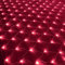 DINOWIN Lichternetz Außen Batteriebetrieben 2x3M 192LED Garden Net Lichter 8 Modi Dekoration Beleuchtung Wasserdicht Netz Lichtervorhang für Halloween Weihnachten Hochzeit Party (Rot)