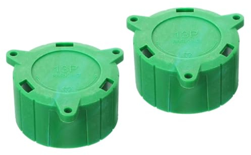 JECOMPRIS 2Pcs 13 Pin Socket Cover Trailer Connector Protector 13 Pin Alignment Cap Parking Plug for Tow Hitch Trailer Socket Protective Cover for Caravan and Use