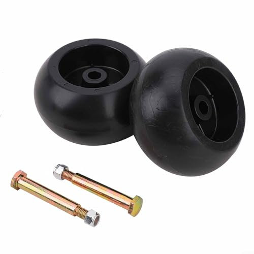 UTTASU Mower Parts For Ride On Mowers Lawn Mower Wheels, Ride On Mowers 5Inch Deck Wheels & Axle Bolts