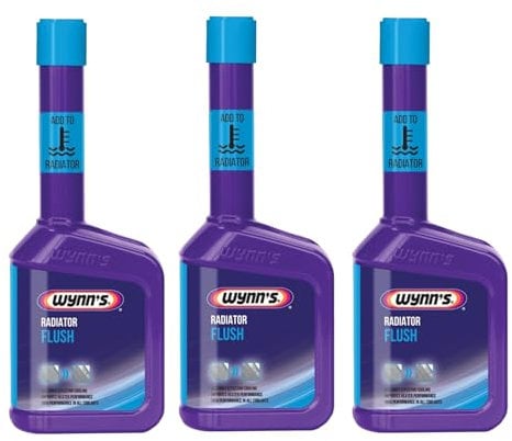 Radiator Flush Vehicle Cooling System Cleaner Rust Remover 3x325ml