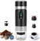 Bostar Máquina de Café Portátil, 3 en 1 Eléctrica Portátil Expreso Recargable Cafetera Espresso Pantalla Digital Temperatura para Cápsulas Pequeñas o Grandes y Café Molido para Oficina Viaje Camping