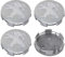 4Pcs Cache Moyeu pour Peugeot 508 Limousine AB Bj.2019, 60mm Centre de Jante Capuchons Centre Roue Couvre Chapeaux Enjoliveurs Centre de Roue de Voiture Bouchon De Jante,D-