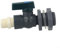Kit de dérivation avec vanne à bille en PVC parfait pour aquariums, piscines et systèmes d'arrosage