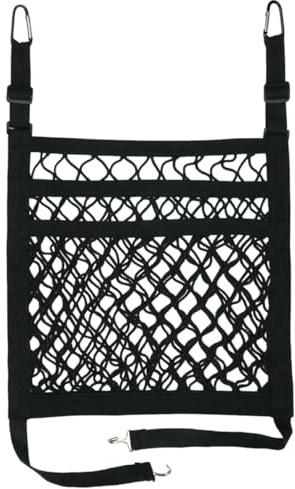 VALICLUD Autositz Organizer Aus Hochwertigem Material Auto-aufbewahrungsnetz Für Innenraum Hängetasche Zur Organisation Von Handy Ladegerät Und Mehr