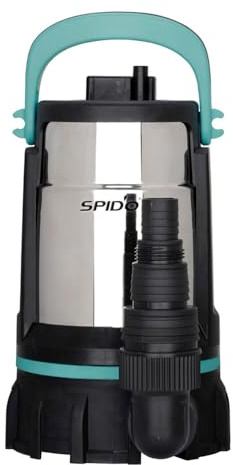 Pompe d’Évacuation Eaux Claires Spid’O SPICONCEPT ECL 400 - Flotteur AquaSensor - 400 W - Débit 12 m³/h - Aspiration Basse
