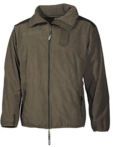 MFH Herren Fleece Jacke Alpin Wasser & Winddicht Atmungsaktiv, oliv, S