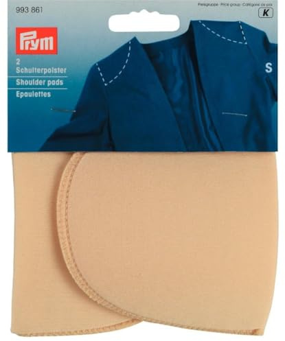 Prym Shoulder Pad, Cotton, Black, 19.5 x 1.7 x 7 cm