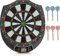 Outtec Dartscheibe Elektronisch DB1200 für bis zu 8 Spieler, LCD-Display, Automatische Punktzählung, Gehärteter Kunststoff, 35 cm Spielfeld