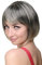 WIG ME UP - 703-1T228 Sexy Bob, Perücke, gerader Pony, Schwarz-Blond-Mix, Tiefschwarz (1) und Hellblond (228) gesträhnt mit hellen Spitzen