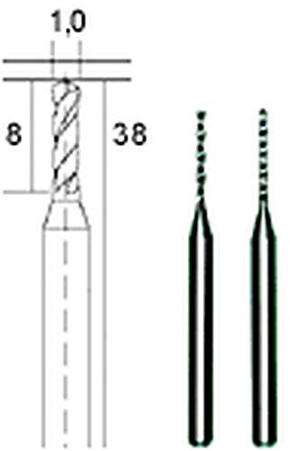 Proxxon 2228324 - Blister Brocas 1Mm