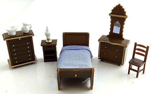 Melody Jane Puppenhaus Miniatur 1:48 Maßstab Kunststoff Schlafzimmer Suite