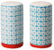 Bloomingville Salz- und Pfefferstreuer Carla Vintage Retro ø 3,5 H 7 cm, blau, Keramik