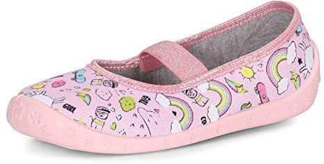 Ladeheid Pantofole Ballerine Bambina LARW008 (Rosa Arcobaleno, 30 EU)